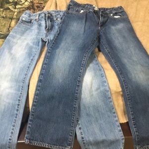 2 pairs boys size 8 jeans